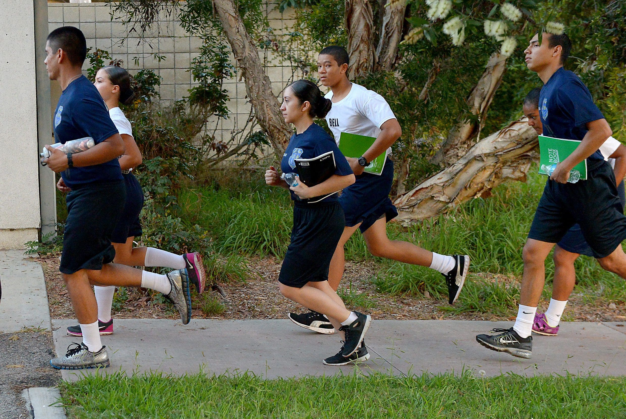 A Group of Students Is Running